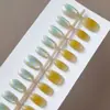 Parches para Uñas Ojo de Gato Portátiles Hechos a Mano para Manicura Removibles Venta Caliente Transfronteriza Uñas Postizas Acabadas Tiras de Uñas Pre-Hechas