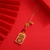 Colgante de llavero de ábaco Shajin Fu de alta calidad, cadena para llaves, estilo para hombres y mujeres, cadena para teléfono móvil, personalidad, suerte