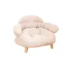 Cama para Perros Transfronteriza Sofá Pequeño Cama para Perros Pequeños y Medianos West Highland Cama de Princesa para Perros Cama Sofá para Mascotas a Ras de Suelo a Prueba de Humedad