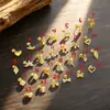 Clavo de acero inoxidable chapado en oro de 18 quilates con circonita para cartílago, joyería de piercing microincrustada, exquisita y compacta