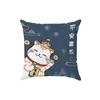 Funda de almohada, diseño festivo y alegre, adecuada para sofás de sala de estar, cabeceros de cama y como cubierta antipolvo; relleno de almohada no incluido