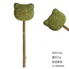 Ratón de Plumas con Hierba Gatera, Paleta de Matatabi, Ayuda para Vómito de Bolas de Pelo de Gato, Palo de Matatabi, Juguete para Gatos con Hierba Gatera