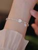 Ailian dijo pulsera de jade loto jade Hetian bambú plata rota para mujer pulsera de joyería antigua regalo venta al por mayor