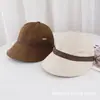 Sombrero de Mujer que Hace que la Cara Parezca Más Pequeña, Sombrero de Pescador, Bloques de Color, Sombrero Plegable de Equitación, Sombrero Casual Versátil que Puede Sostener una Mascarilla, Gorra de Béisbol