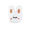 En Stock Bordado en Toalla Bordado por Computadora Cabeza de Conejo de Dibujos Animados Parche Cosido a Mano Accesorios para Procesamiento de Ropa