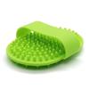 Cepillo de baño de silicona para mascotas, suministros de limpieza especiales para gatos y perros, portátil, doble cara, masaje, peine suave, artefacto para pelo flotante