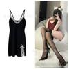 Pijamas sensuais femininos verão internet popular novo estilo noite loja saia curta com almofada no peito renda bolsa quadril charmoso emagrecimento sling camisola