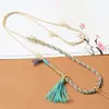 Cordón Tejido a Mano de Hilo de Algodón, Cordón Universal para Colgante para Hombres y Mujeres, Accesorios de Joyería de Estilo Étnico Simple al por Mayor