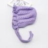 Gorro de punto con orejas con volantes para bebé, jersey de lana cálido para bebé, gorro de princesa, otoño e invierno coreano