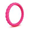 Anéis de silicone transfronteiriços da Amazon anel de silicone torcido anel esportivo feminino de silicone anel de silicone