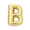Europa y Estados Unidos venta caliente oro real 18k acero de titanio 26 letra colgante burbuja acero inoxidable joyería accesorios diy colgante de collar