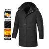 Chaqueta de Algodón Cálido 3D Transfronteriza de Invierno 2025 para Hombre, Abrigo Versátil Esponjoso con Capucha Desmontable
