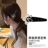 Pinzas florales para el pelo estilo coreano para mujer, pinzas laterales elegantes y exquisitas, pasadores de lazo lindos, pasadores de colores al por mayor