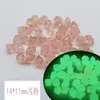 Cubos de Gelo Luminosos Ecológicos em Formato, Pedras Fluorescentes Coloridas, Areia para Fundo de Aquário, Acessórios de Decoração para Aquário Atacado