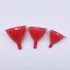 Embudo Plástico Rojo Engrosado Hogar Pequeño Juego de Tres Piezas Cocina Olla para Vino Olla para Aceite Dispensador Filtro Colador Almacenamiento