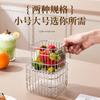 Nuevo Escurridor de Acero Inoxidable 304 Cesto para Lavar Verduras Estante Escurridor de Frutas y Verduras de Cocina Cesto de Almacenamiento Doméstico para Verduras, Jengibre y Ajo