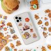 Pegatinas transparentes e impermeables con diseño de delfín, para mascotas, de la serie Kapibala, para papelería, manualidades, diario, decoración, material de papelería