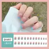Unhas Postiças Curtas Personalizadas no Atacado, Adesivos de Unha Embalados, Unhas Usáveis, Arte de Unha Ilustrada, Unhas Postiças