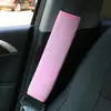 Acessórios do carro: protetores de ombro para cinto de segurança de carro, feitos de seda gelada e tecido de pelúcia, macios e confortáveis, simples e convenientes, e projetados para proteger o cinto de segurança