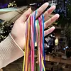 Tranças Gradientes Coloridas Tendência Xiaoxigua Yunnan Dreadlocks Elásticos de Cabelo Estilo Étnico Hip-Hop Fitas Infantis Cordas Coloridas