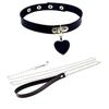 Corazón de Hada Pequeña Femenino Sexy Collar Cadena de Tracción de Sirvienta Cadena de Cuerda Estilo Japonés Chica Suave Sm Entrenamiento Juguete para Pareja Accesorios
