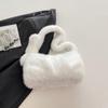 Bolso de Terciopelo Relleno para Mujer de Gran Capacidad 2025 Nuevo Otoño e Invierno Casual Plisado Bolso de Hombro Felpa Bolso Dumpling para Viajero
