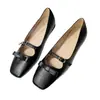 Zapatos Mary Jane plateados estilo francés con lazo para mujer, nuevo modelo de otoño 2026, adecuados para combinar con faldas, zapatos de punta baja