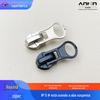 5 # Puxador Automático de Nylon para Roupas, Puxador de Zíper de Metal, Puxador de Forma Amendoada com Travamento Automático para Bolsas e Têxteis Domésticos, Puxador em Forma de Cabaça