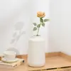Ramo curto de simulação rosa rede vermelha iniciante DIY arranjo de flores flor artificial tecido de seda adereços de fotografia quarto ornamentos de mesa