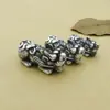 Prata 999 para pé 3D prata dura prata tailandesa cobre moeda sorte coragem artesanal DIY joia acessórios de corda outlet de fábrica