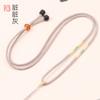 2mm Abacaxi Colar corda dos homens e mulheres DIY Jade Hetian jade cristal cera de abelha ajustável novo único nó plano cordão