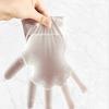 Catering de alimentos disponible guantes TPE desechables transparentes en caja cocina horneado limpieza guantes de salón de belleza