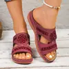 Sandalias Casuales de Moda de Verano 2026 para Mujer de Talla Grande, Cómodas, con Agujeros, Slip-on, Talla Única para la Mayoría