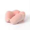 Almofada U-shaped Corcunda Almofada de Pescoço Lisa Almofada de Cochilo para Escritório Almofada de Pescoço Portátil para Viagem Logo Imprimível Atacado