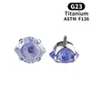 Clavo de Garra Inferior de Cuenco de Aleación de Titanio F136 Ojo del Diablo Circonita 5A Arete Labret Arete para Hélice Auricular Arete para Cartílago de la Oreja Joyería para Piercing para Mujeres