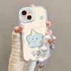 Capa de Celular Elefantinho Creme Adequada para iPhone 17 Pro Max 15 Pro Fio de Pena iPhone 14 Proteção Completa da Lente 13/12