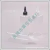 Botella cuadrada transparente con tapa puntiaguda 300 ml, botella de aceite con pico puntiagudo, botella de medicina líquida 300 ml, botella con tapa puntiaguda para aditivo de cebo, botella de loción