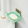Caja de Jabón sin Taladro Caja de Jabón para Baño Estante Multiusos con Drenaje Caja de Filtro de Agua Adhesiva Montada en la Pared