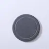 Coaster de Lodo de Diatomáceas Absorvente Natural Cor Sólida Liso em Branco Venda Direta da Fábrica Isolante Base Lisa para Copo de Diatomita Atacado