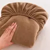 Outono e Inverno Novo Lençol de Cama Ajustável de Leite Espesso Cor Pura Protetor de Colchão Cobertura de Cama Quente Lençol de Cama de Leite Capa de Colchão