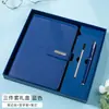 Conjunto de Caixa de Presente para Caneca Térmica Empresarial Conferência da Empresa Logotipo Imprimível Graduação Universitária Bloco de Notas A5 Caderno Personalização