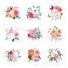 Lb085 Flores de Casamento Amazon Bênção de Boa Sorte Melhores Desejos Presente Saco de Embalagem de Papel Kraft