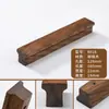 Manijas de Madera de Nogal, Gabinetes de Cajones de Madera Maciza, Puertas de Gabinete de Madera, Manijas de Armario de Madera Natural, Gabinetes de Madera, Minimalista Estilo Japonés