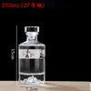Venta al por mayor de fábrica 500ml cristal blanco grueso sellado logo paquete completo botella transparente para licores