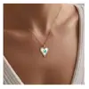 Amazon Transfronterizo Nuevo Collar Dorado Redondo de Rosa Moda para Niñas Elegante Temperamento Estilo Mid-Century Cadena para la Clavícula
