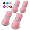 Sapatos de Cachorro para Esportes ao Ar Livre de Verão Mais Vendidos Transfronteiriços com Malha Respirável, Sola de Borracha Antiderrapante e Resistente ao Desgaste, e Sapatos Anti-Queimadura para Cães