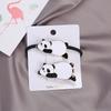 Estilo Coreano Estilo Nacional Popular Panda Conejo Oso Marrón Banda Elástica Pinza de Pico de Pato Pinza para el Cabello Creativa Versátil Set de Accesorios para el Cabello Venta al por Mayor