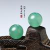 Fabricantes que venden cuentas redondas de jade Dongling verde, cuentas sueltas, accesorios de joyería artesanal con cuentas, productos semiacabados de jade Dongling al por mayor