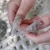Acessórios para Unhas Laço Zircônia Diamante Lz Laço Grande Luxo Leve Tridimensional Super Brilhante Gravata Borboleta Fita Decorações de Unhas