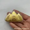 Jinshanjia Dourado com Folha de Ouro Tem Montanhas de Ouro e Montanhas de Prata para Trazer Boa Sorte, Moedas de Ouro para Atrair Riqueza, Artesanato Criativo, Pequenos Enfeites, Decorações para Mesa de Escritório